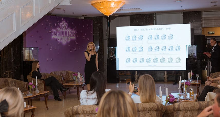 Бриллиантовый коктейль в ювелирном бутике Cellini Бриллиантовый коктейль в ювелирном бутике Cellini